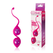 Kuglice vaginalne boje roze d 35 mm, težina 94 g art. CSM-23036